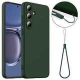 Samsung Galaxy S25+ Liquid Silikone Cover - MagSafe Kompatibel - Mørkegrøn