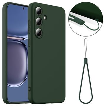 Samsung Galaxy S25+ Liquid Silikone Cover - MagSafe Kompatibel - Mørkegrøn