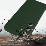 Samsung Galaxy S25+ Liquid Silikone Cover - MagSafe Kompatibel - Mørkegrøn