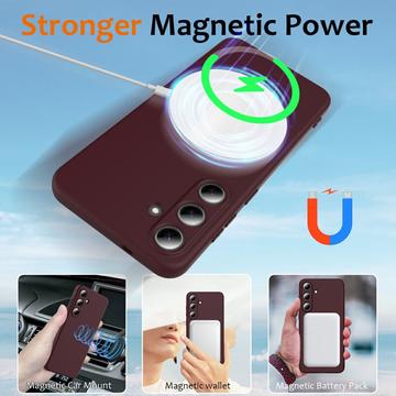 Samsung Galaxy S25+ Liquid Silikone Cover - MagSafe Kompatibel - Vinrød