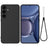 Samsung Galaxy S25+ Flydende silikone cover med håndrem - sort