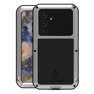 Samsung Galaxy S25+ Love Mei Powerful Hybrid Cover - Sølv