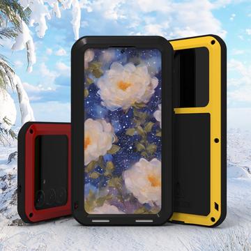 Samsung Galaxy S25+ Love Mei Powerful Hybrid Cover - Sølv