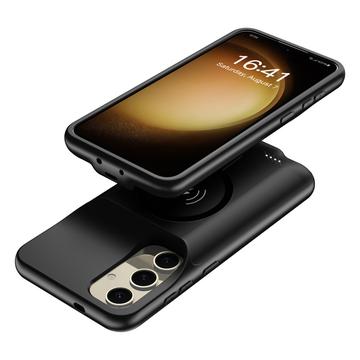 Samsung Galaxy S25+ MagSafe Backup Battericover - 10000mAh - Sort