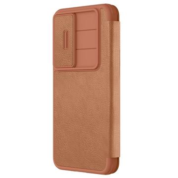 Samsung Galaxy S25+ Nillkin Qin Pro Flip Cover - Brun