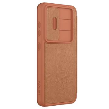 Samsung Galaxy S25+ Nillkin Qin Pro Flip Cover - Brun