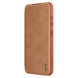 Samsung Galaxy S25+ Nillkin Qin Pro Flip Cover - Brun
