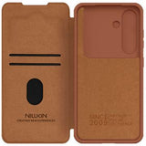 Samsung Galaxy S25+ Nillkin Qin Pro Flip Cover - Brun