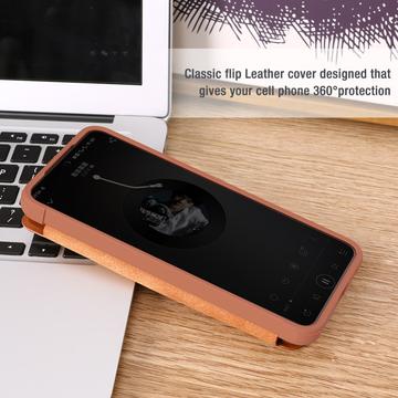 Samsung Galaxy S25+ Nillkin Qin Pro Flip Cover - Brun