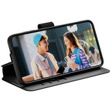 Samsung Galaxy S25+ PanzerGlass Care Feature Pung etui med stativ - Sort