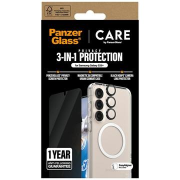 Samsung Galaxy S25+ PanzerGlass Care Flagship 3-i-1 Privacy Bundle - Klar