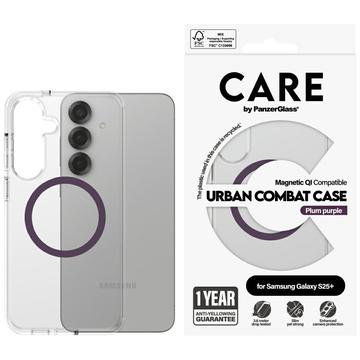 Samsung Galaxy S25+ PanzerGlass Care Urban Combat Cover - MagSafe-kompatibel - Blomme Lilla