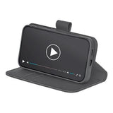 Samsung Galaxy S25+ Puro Pungetui med 2 kortpladser - Sort