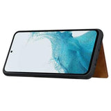Samsung Galaxy S25+ Retro Style Cover med Pung - Brun