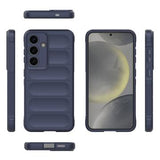 Samsung Galaxy S25+ Rugged TPU Cover - Mørkeblå