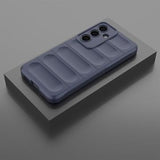 Samsung Galaxy S25+ Rugged TPU Cover - Mørkeblå