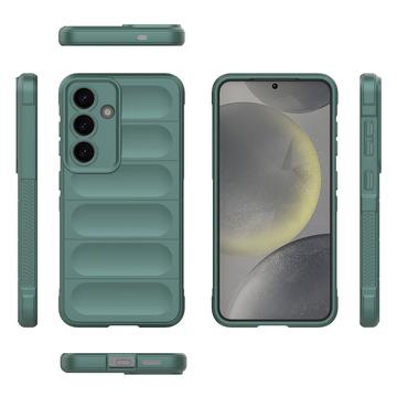 Samsung Galaxy S25+ Rugged TPU Cover - Grøn