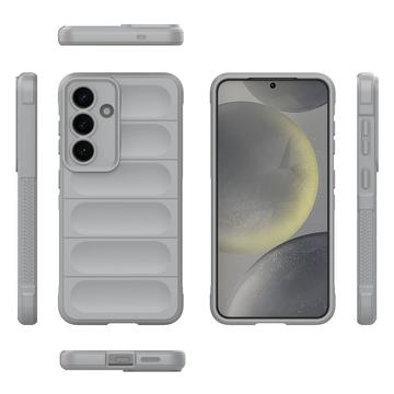 Samsung Galaxy S25+ Rugged TPU Cover - Lysegrå