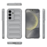 Samsung Galaxy S25+ Rugged TPU Cover - Lysegrå