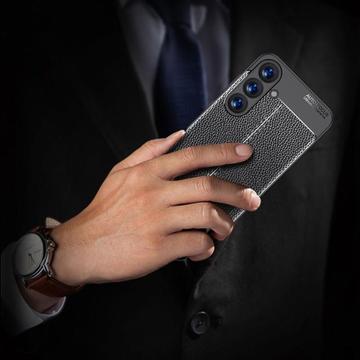 Samsung Galaxy S25+ Slim-Fit Premium TPU Cover - Sort