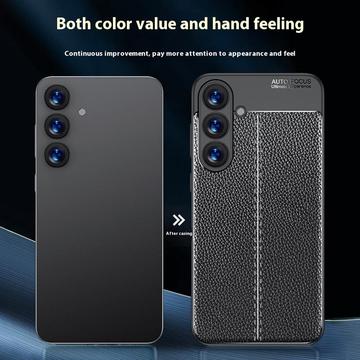 Samsung Galaxy S25+ Slim-Fit Premium TPU Cover - Sort