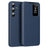 Samsung Galaxy S25+ Smart Clear View Flip etui med kortplads - Safir