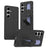 Samsung Galaxy S25+ Smart hybrid cover med stående greb - Sort