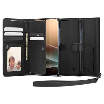 Samsung Galaxy S25+ Spigen Wallet S Etui - Sort