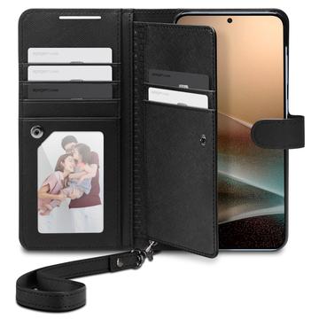Samsung Galaxy S25+ Spigen Wallet S Etui - Sort