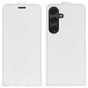 Samsung Galaxy S25+ Vertikal Flip Taske med Kortholder - Hvid