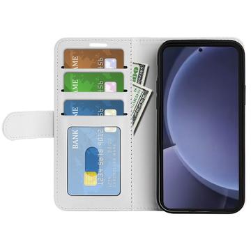 Samsung Galaxy S25+ Pung Taske med Magnetisk Lukning - Hvid