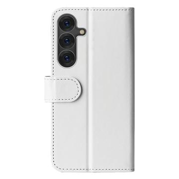 Samsung Galaxy S25+ Pung Taske med Magnetisk Lukning - Hvid