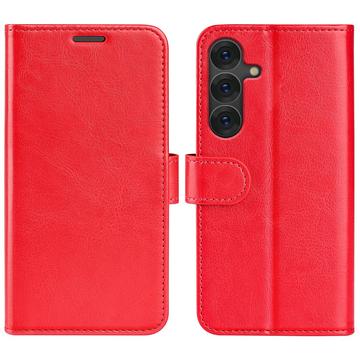 Samsung Galaxy S25+ Pung Taske med Magnetisk Lukning - Rød
