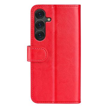 Samsung Galaxy S25+ Pung Taske med Magnetisk Lukning - Rød