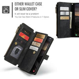 Samsung Galaxy S26 Caseme C30 Multifunktionel Pung - Sort