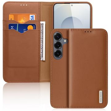 Samsung Galaxy S26 Dux Ducis Hivo Læderpung - Brun