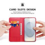 Samsung Galaxy S26 Dux Ducis Hivo Læderpung - Rød