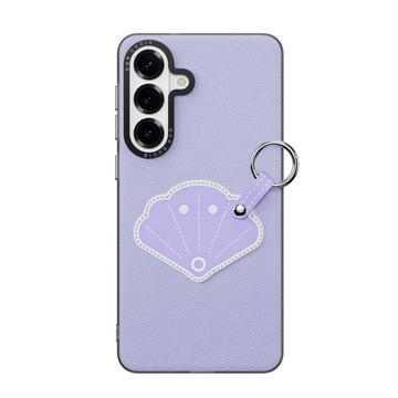 Samsung Galaxy S26 Dux Ducis Luvy cover med fingerring/håndrem - Lilla / Skal