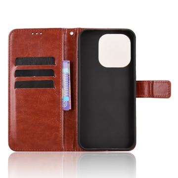 OnePlus 15 Pung Etui med Stativ - Brun