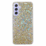Samsung Galaxy S26 Glitter Flakes TPU Cover - Guld