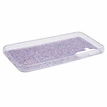 Samsung Galaxy S26 Glitter Flakes TPU Cover - Lilla