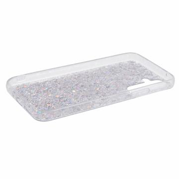 Samsung Galaxy S26 Glitter Flakes TPU Cover - Sølv