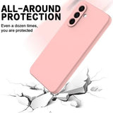 Samsung Galaxy S26 Flydende silikone cover med håndrem - Pink