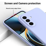 Samsung Galaxy S26 Flydende silikone cover med håndrem - Lilla