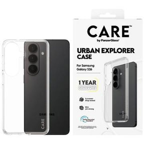Samsung Galaxy S26 PanzerGlass Care Urban Explorer Cover - Gennemsigtig