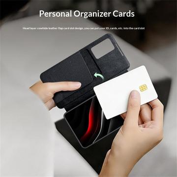 Samsung Galaxy S26 Qialino Smart View Flip Lædercover - Sort