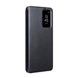 Samsung Galaxy S26 Qialino Smart View Flip Lædercover - Sort