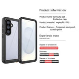 Samsung Galaxy S26 Redpepper FS IP68 Vandtæt Cover - Sort