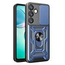 Samsung Galaxy S26 Roterende Ring Hybrid Cover med Kameraskjold - Blå