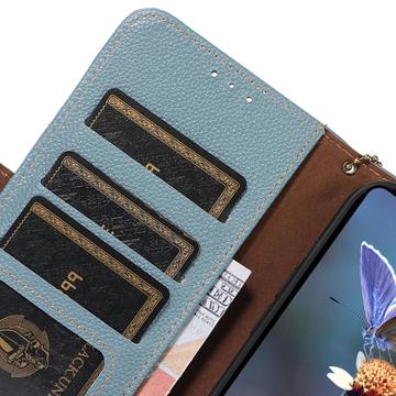 Samsung Galaxy S26 Pung læder cover med RFID - blå
